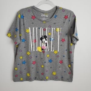 🆕️Disney Mickey Mouse Star Print T-Shirt Size XL